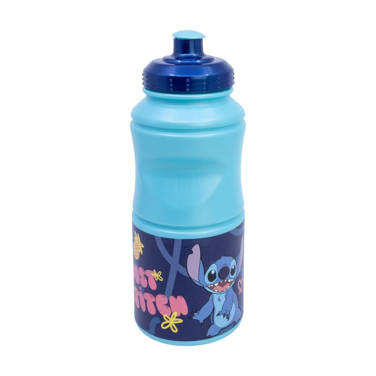 Disney Stitch Kinder Wasserflasche 380 ml ergonomische Sportflasche Alltag