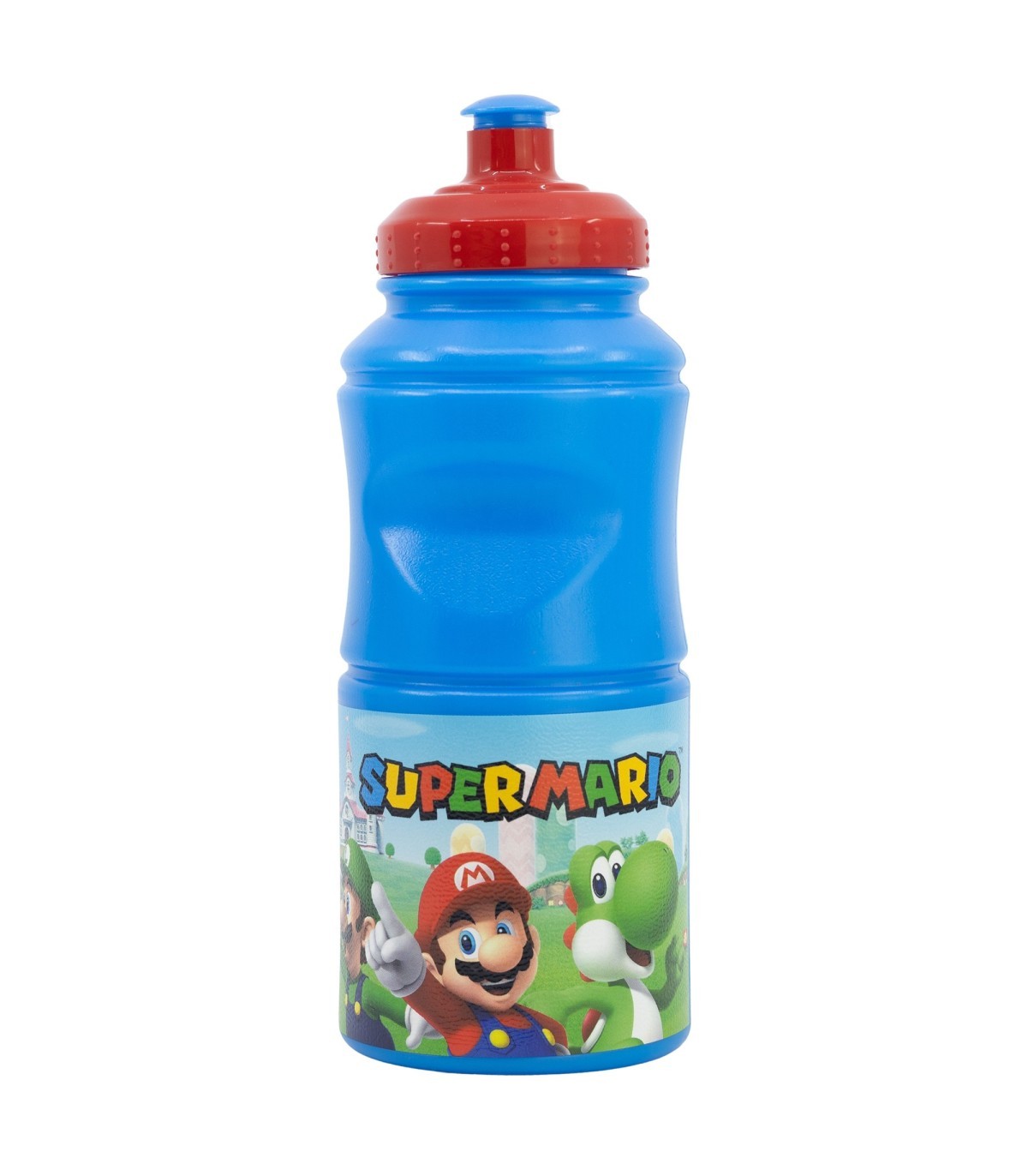 Super Mario Kinder Wasserflasche 380 ml ergonomische Sportflasche Alltag