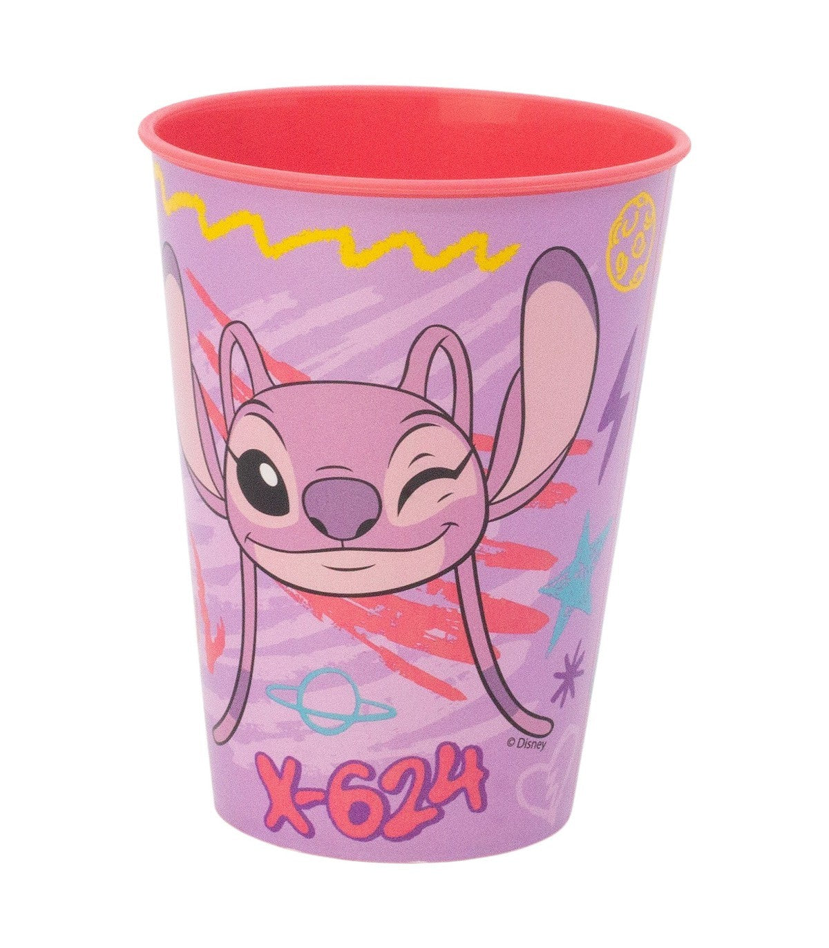 Disney Stitch Angel Trinkbecher 260 ml Kinder Tumbler für Alltag Freizeit