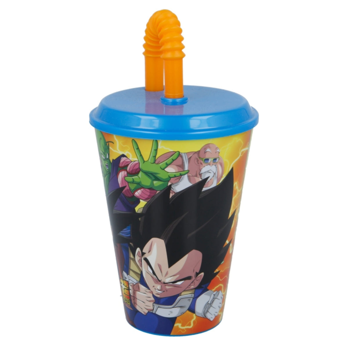 Dragon Ball Trinkbecher 430 ml mit Deckel und Strohhalm