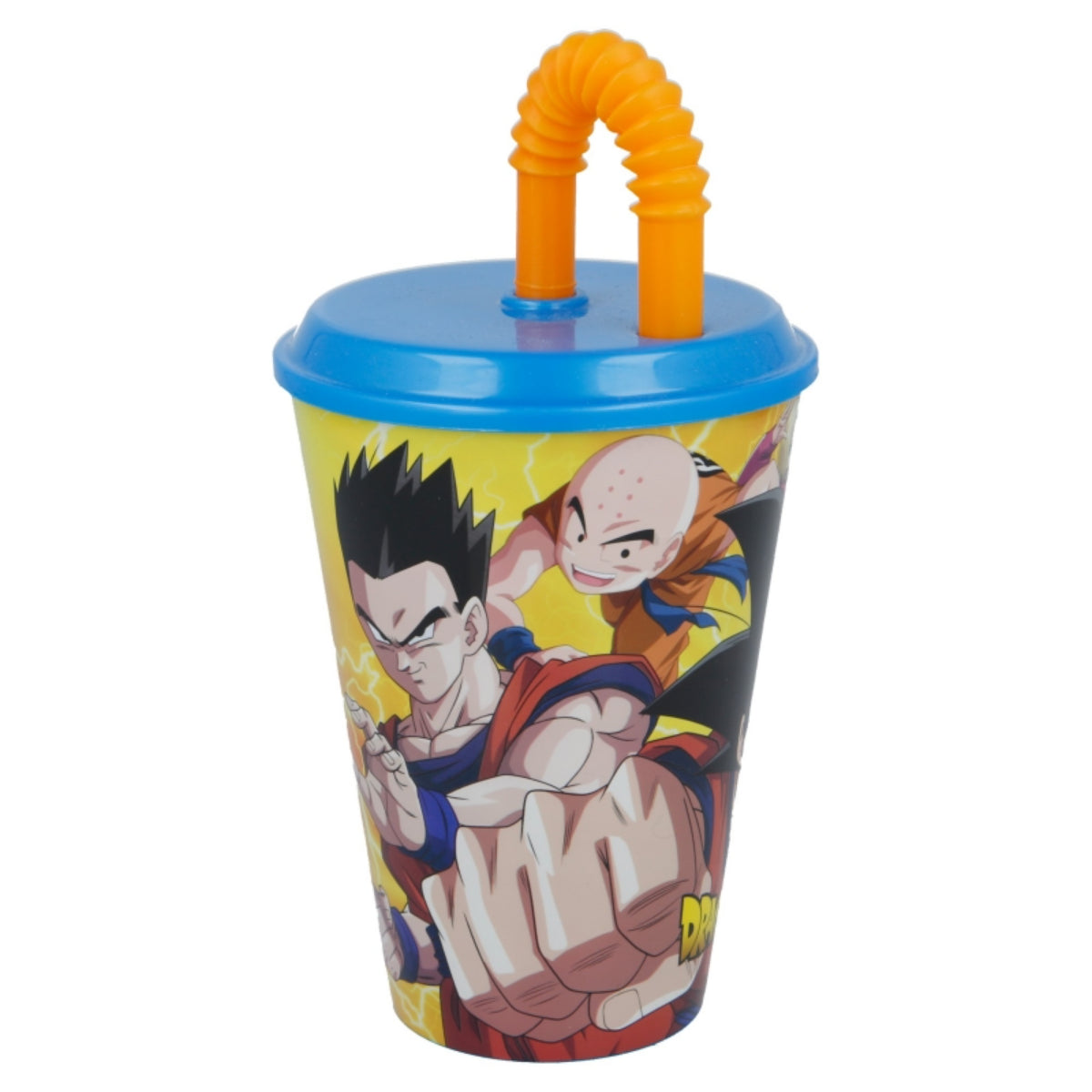 Dragon Ball Trinkbecher 430 ml mit Deckel und Strohhalm