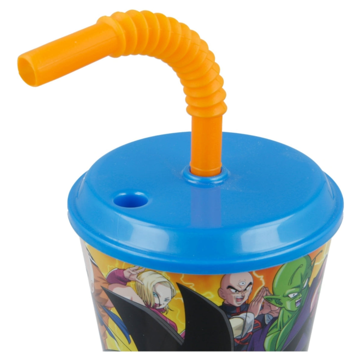Dragon Ball Trinkbecher 430 ml mit Deckel und Strohhalm