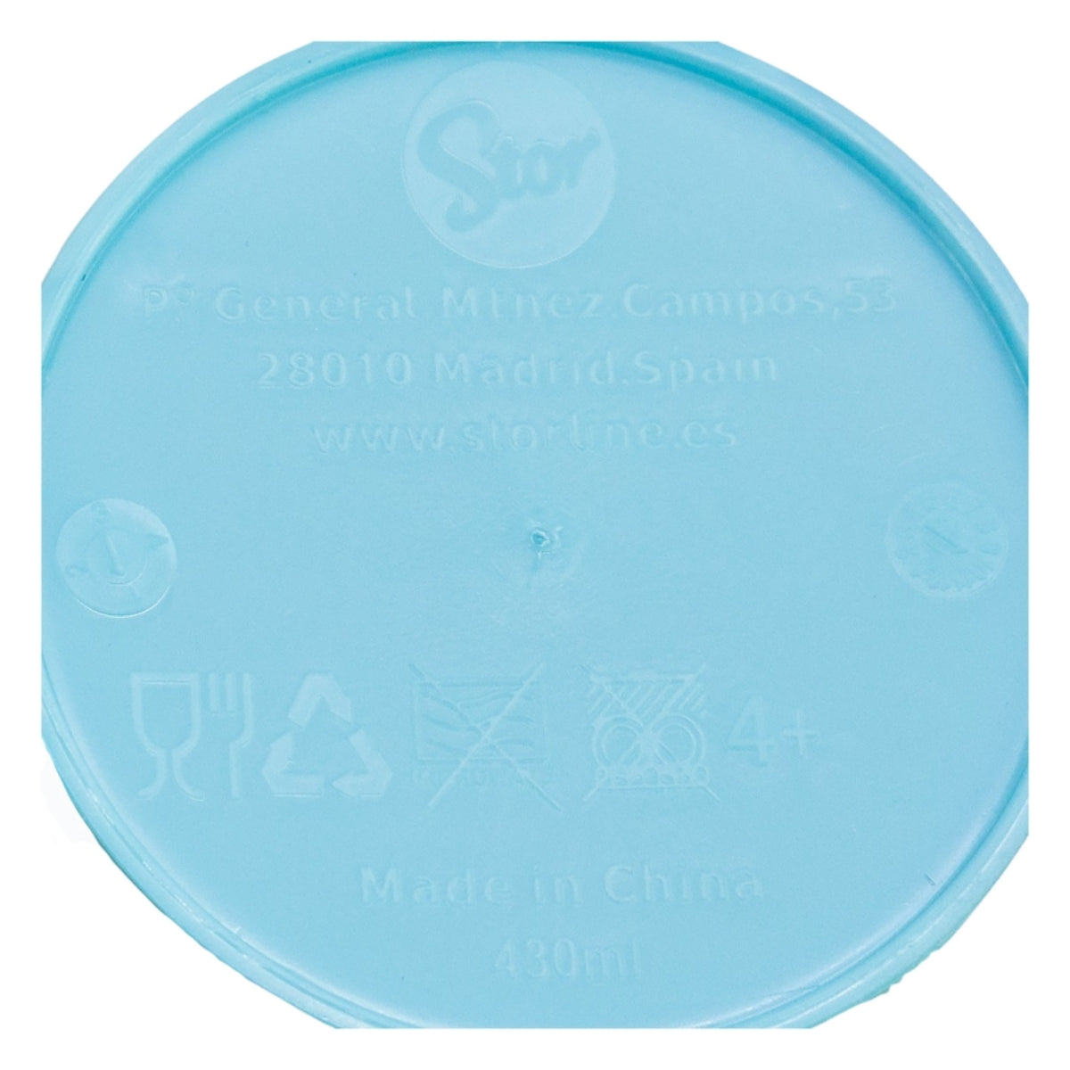 La Granja De Zenon Trinkbecher 430 ml mit Deckel und Strohhalm