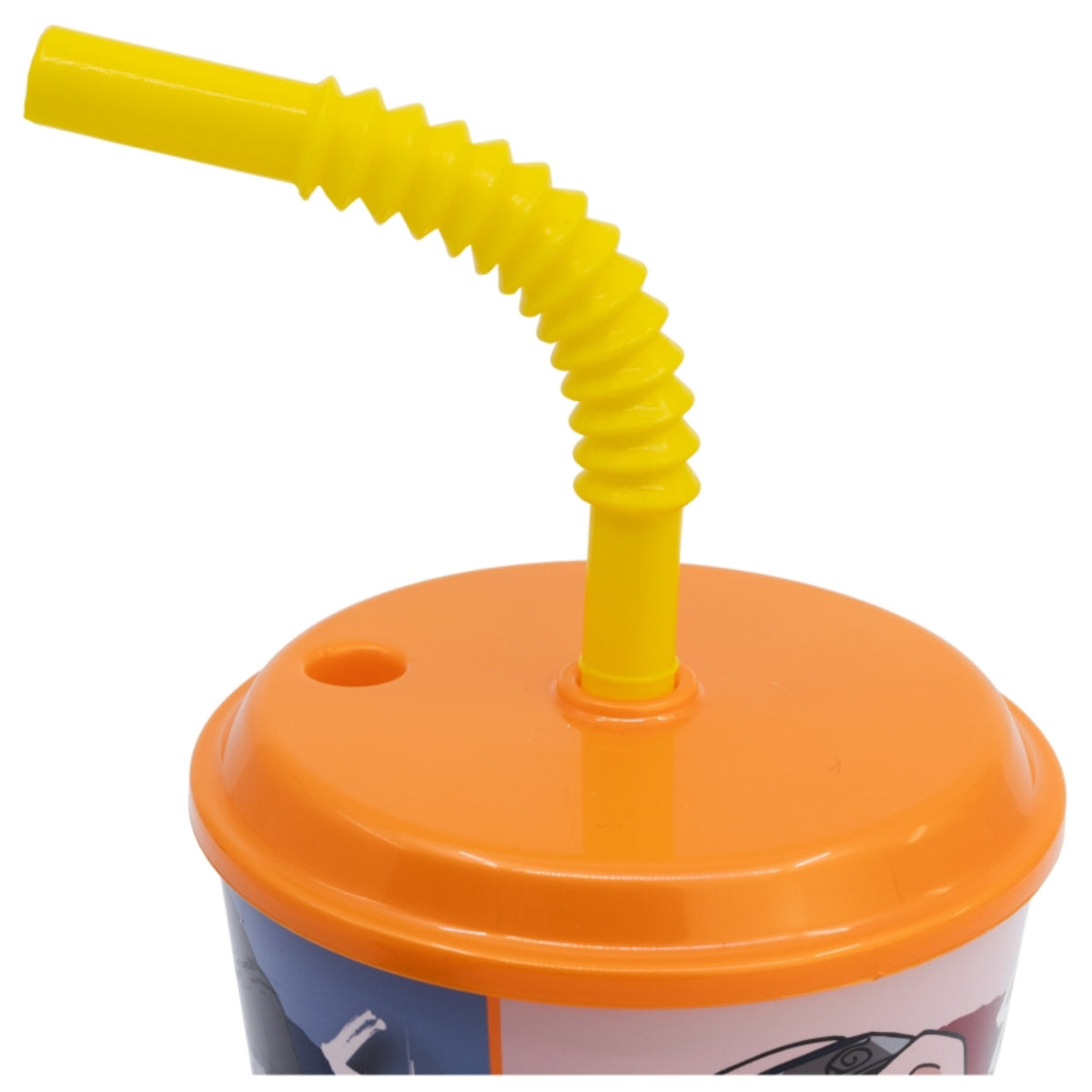 Naruto Trinkbecher 430 ml mit Deckel und Strohhalm
