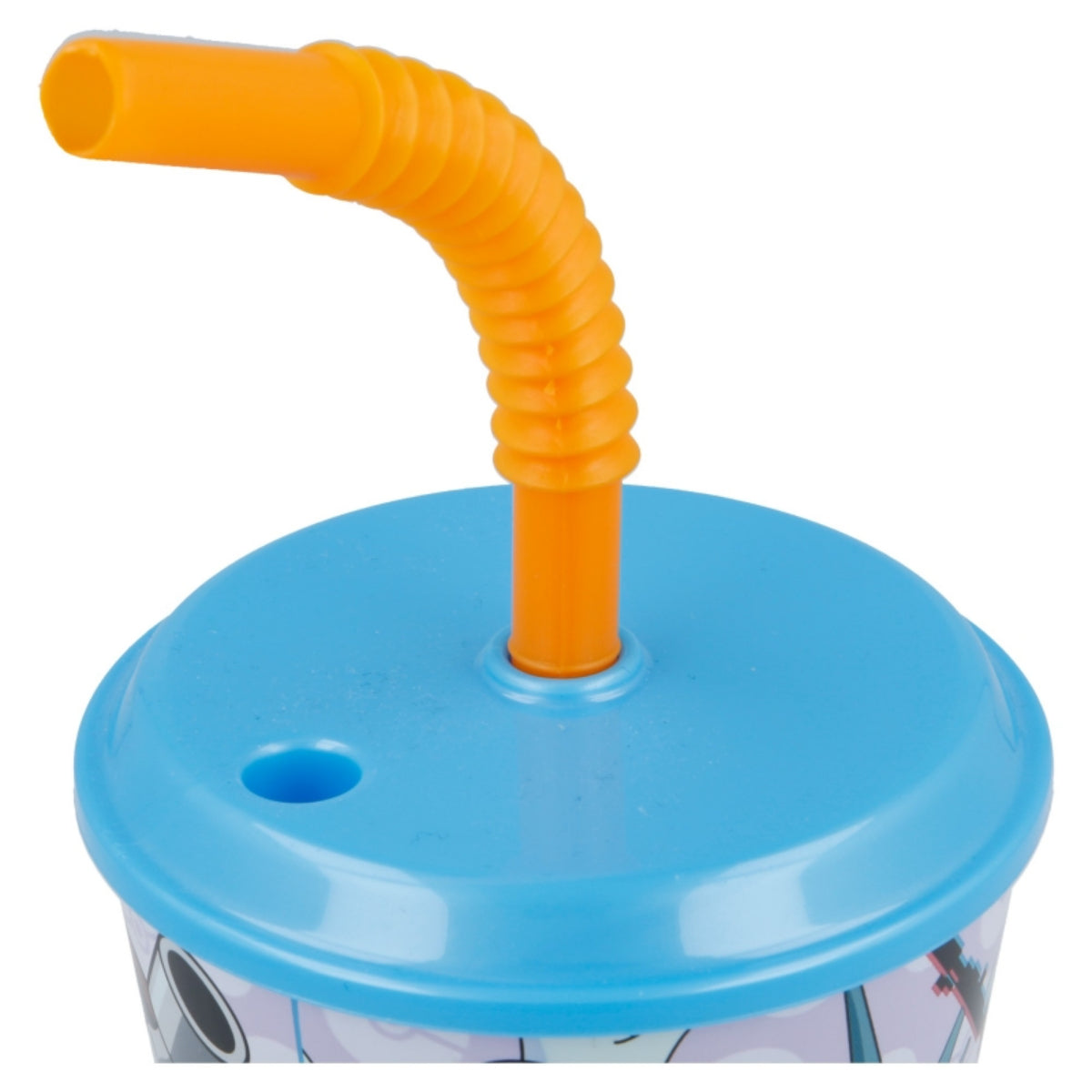 Pokémon Trinkbecher 430 ml mit Deckel und Strohhalm