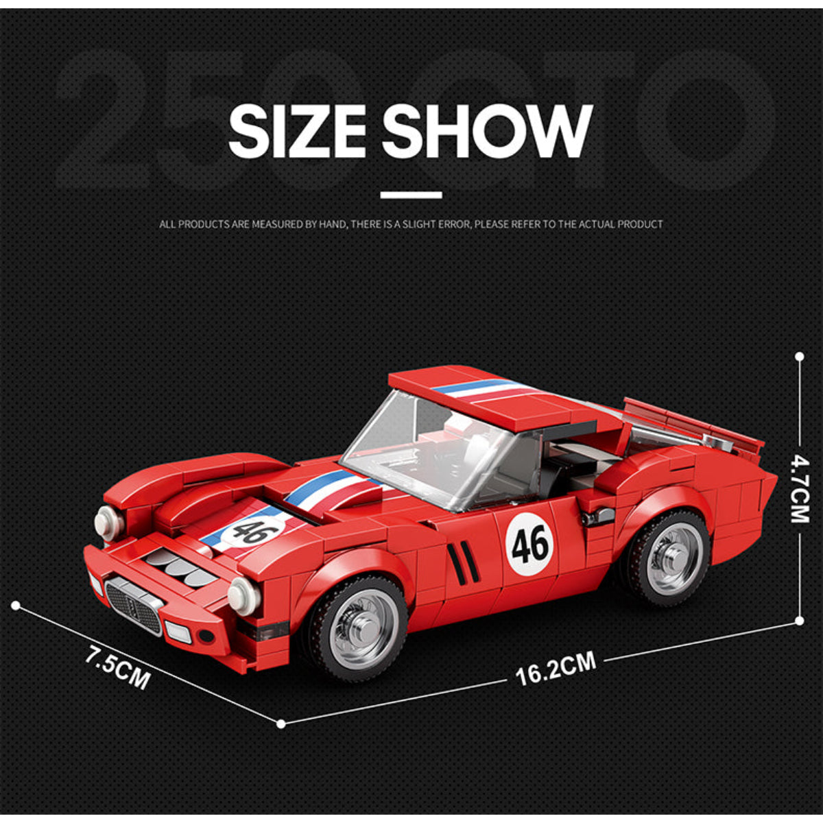 Reobrix 813 Rennwagen 1:24 Klemmbaustein Auto 320 Teile ab 14