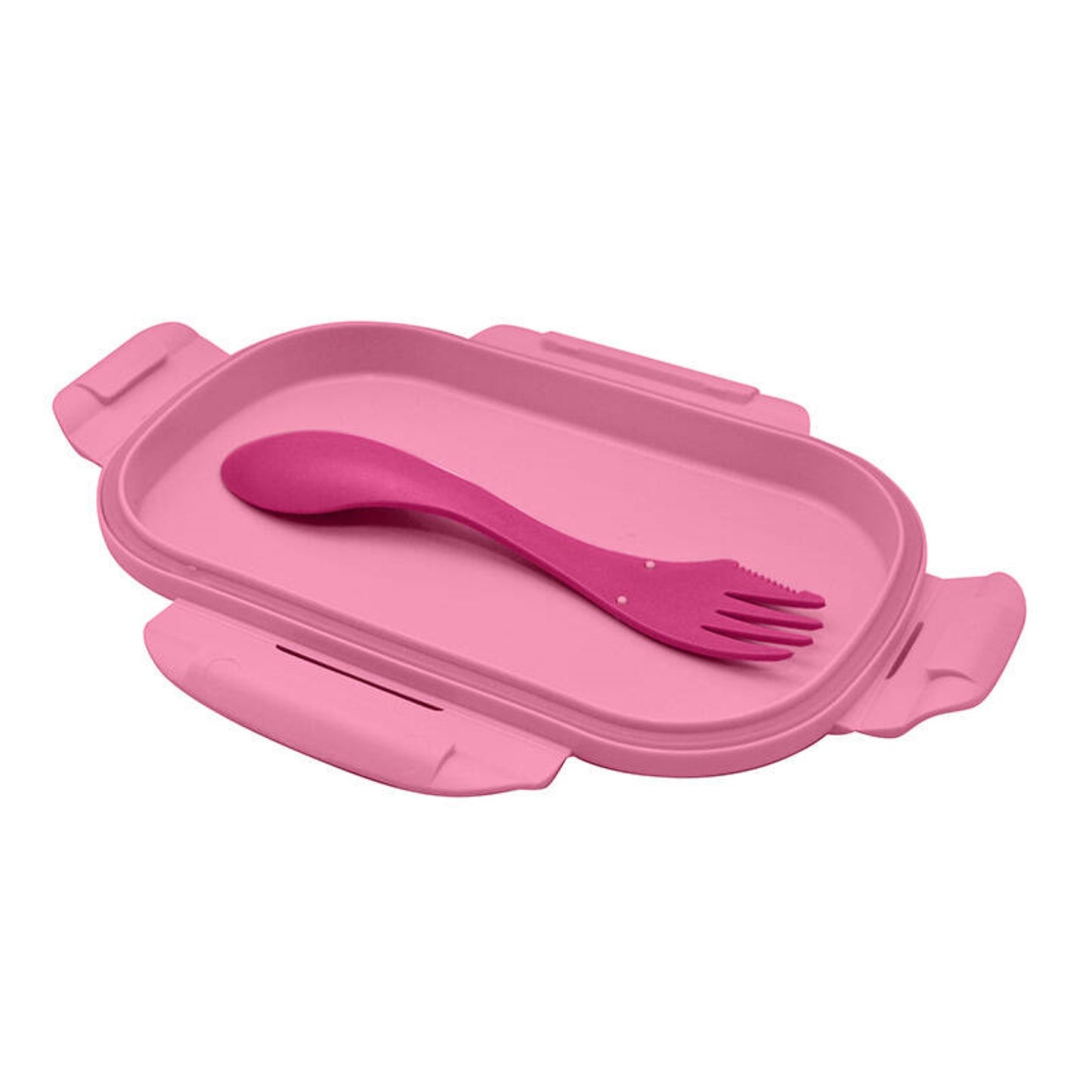 Brotdose für Mädchen mit bezaubernden Feeprinzesinnen in Rosa für die Schule oder Kindergarten