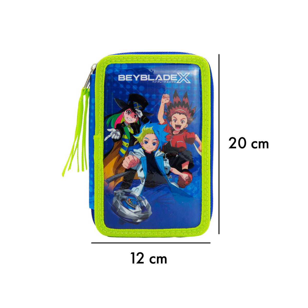 Beyblade Plumier 3 Pisos Federmäppchen gefüllt 39 Teile Schule 20 cm