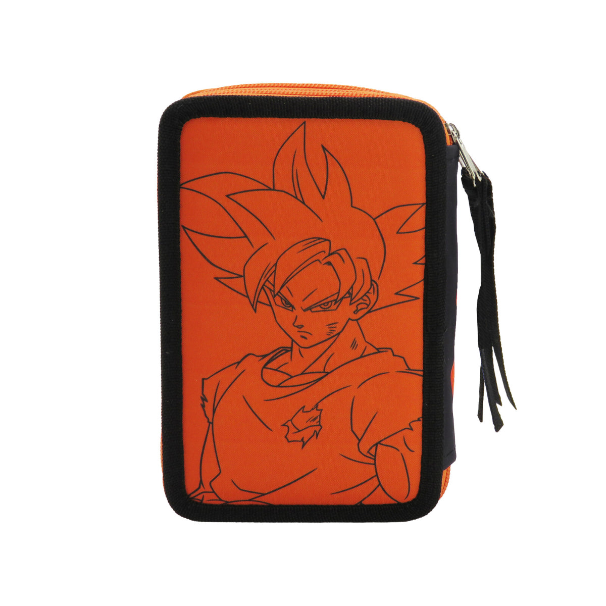 Dragon Ball Schüleretui 3 Etagen mit Schulmaterial Stifte Set Schule