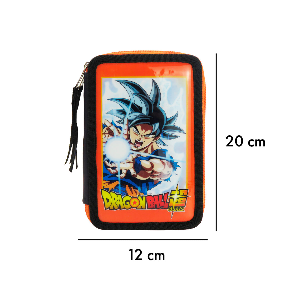 Dragon Ball Schüleretui 3 Etagen mit Schulmaterial Stifte Set Schule