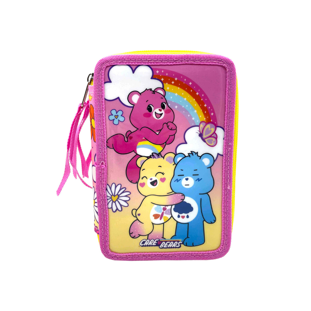 Care Bears Federmäppchen gefüllt 3 Fächer Schreibwaren Set Schule Zuhause