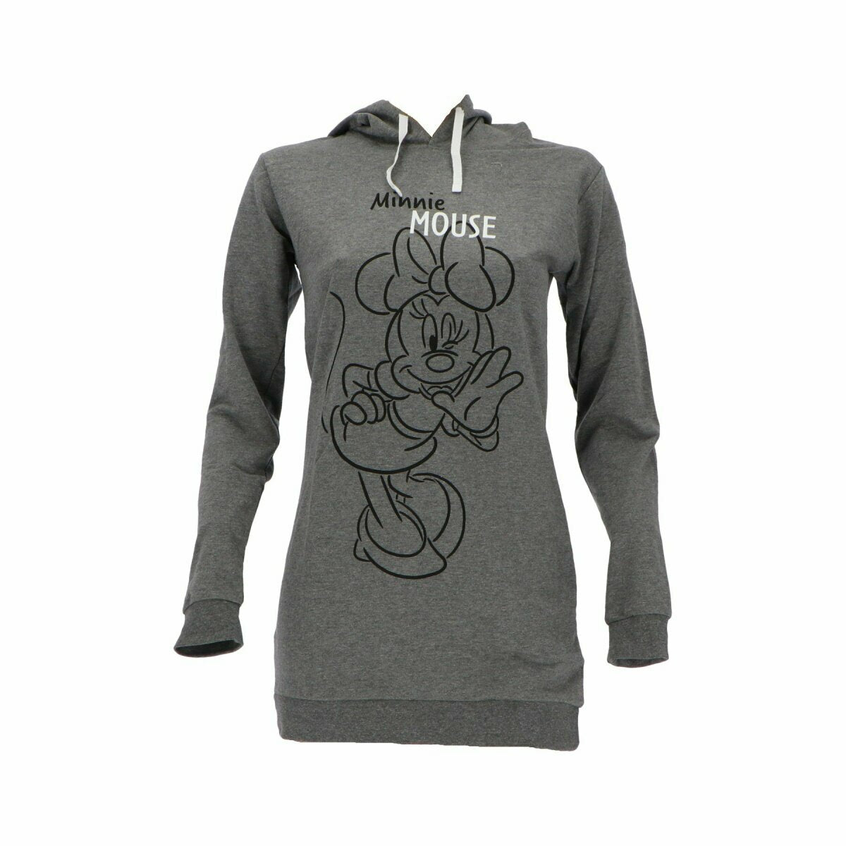 Minnie Maus Pulloverkleid Sweatkleid mit Kapuze komfortables Kleid für stilbewusste Frauen