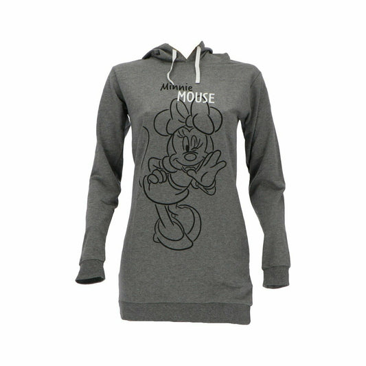 Minnie Maus Pulloverkleid Sweatkleid mit Kapuze komfortables Kleid für stilbewusste Frauen
