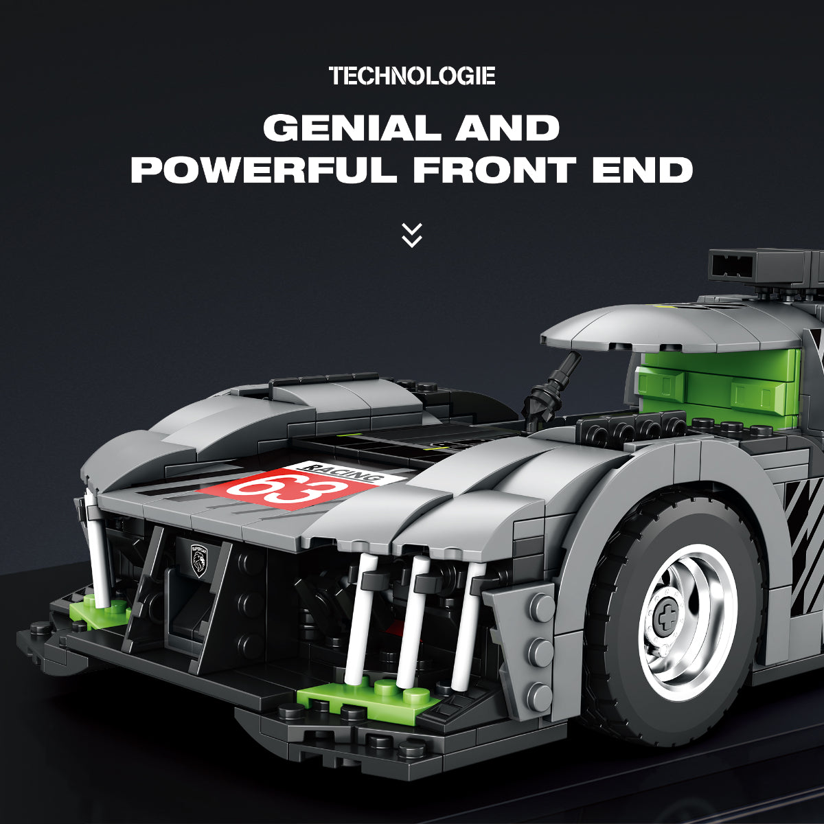 Reobrix 11031 Rennwagen 1:12 Klemmbaustein 1338 Teile ab 14