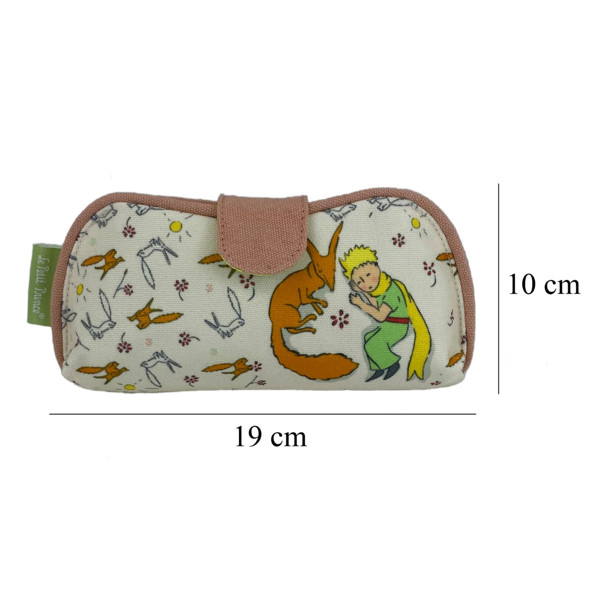 El Principito Etui für Brille Little Prince Fox Brillenbox Clipverschluss