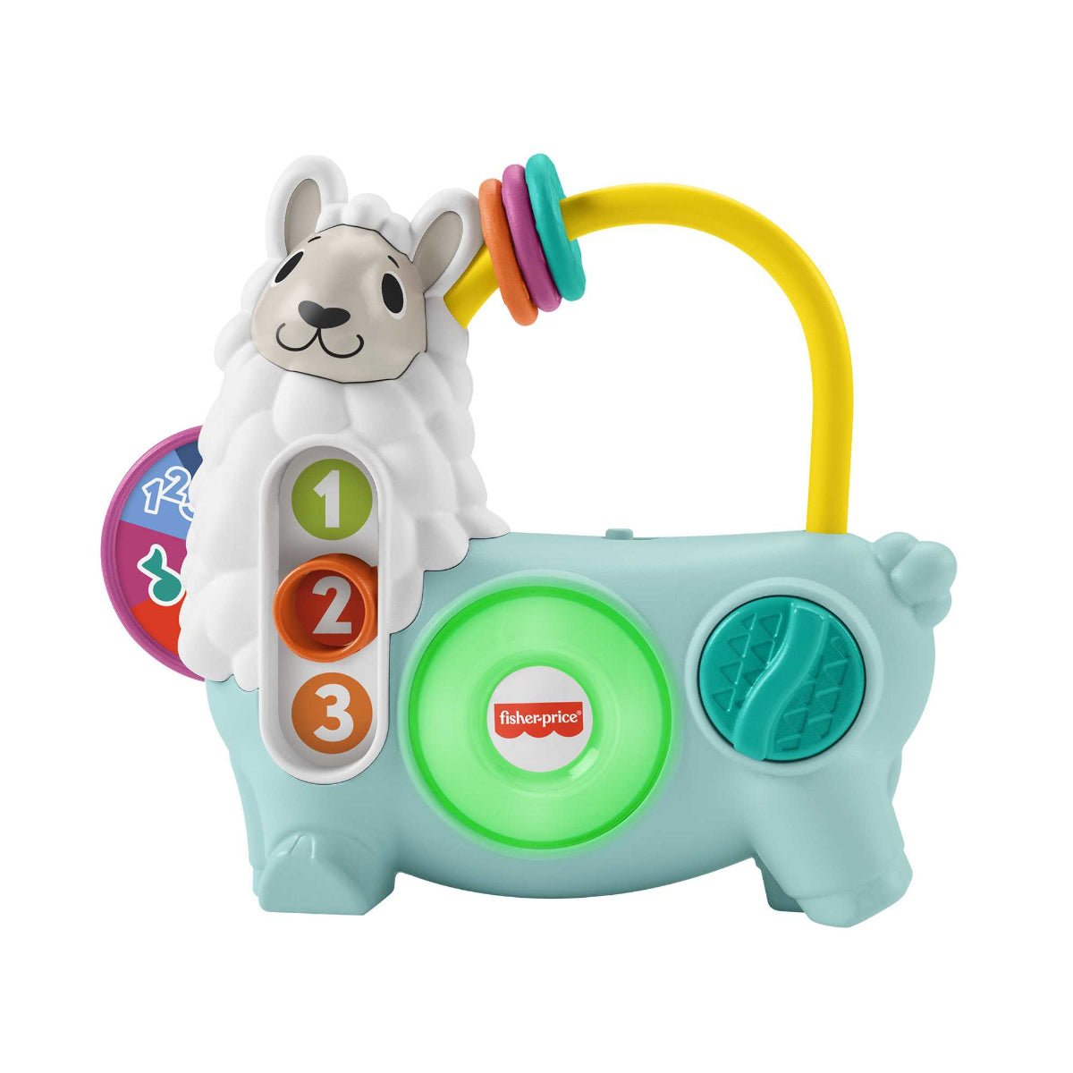 Fisher Price Linkimals Lama Lernspielzeug für Babys Kleinkinder Motorik und Sinneserfahrung Lernen Spielen