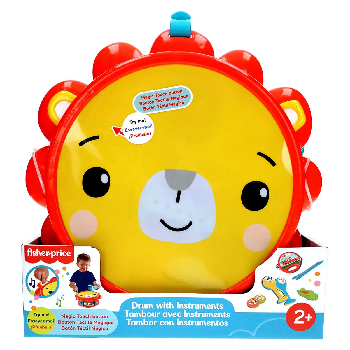 Fisher-Price Musikset für Kinder mit Schlagzeug und Instrumenten