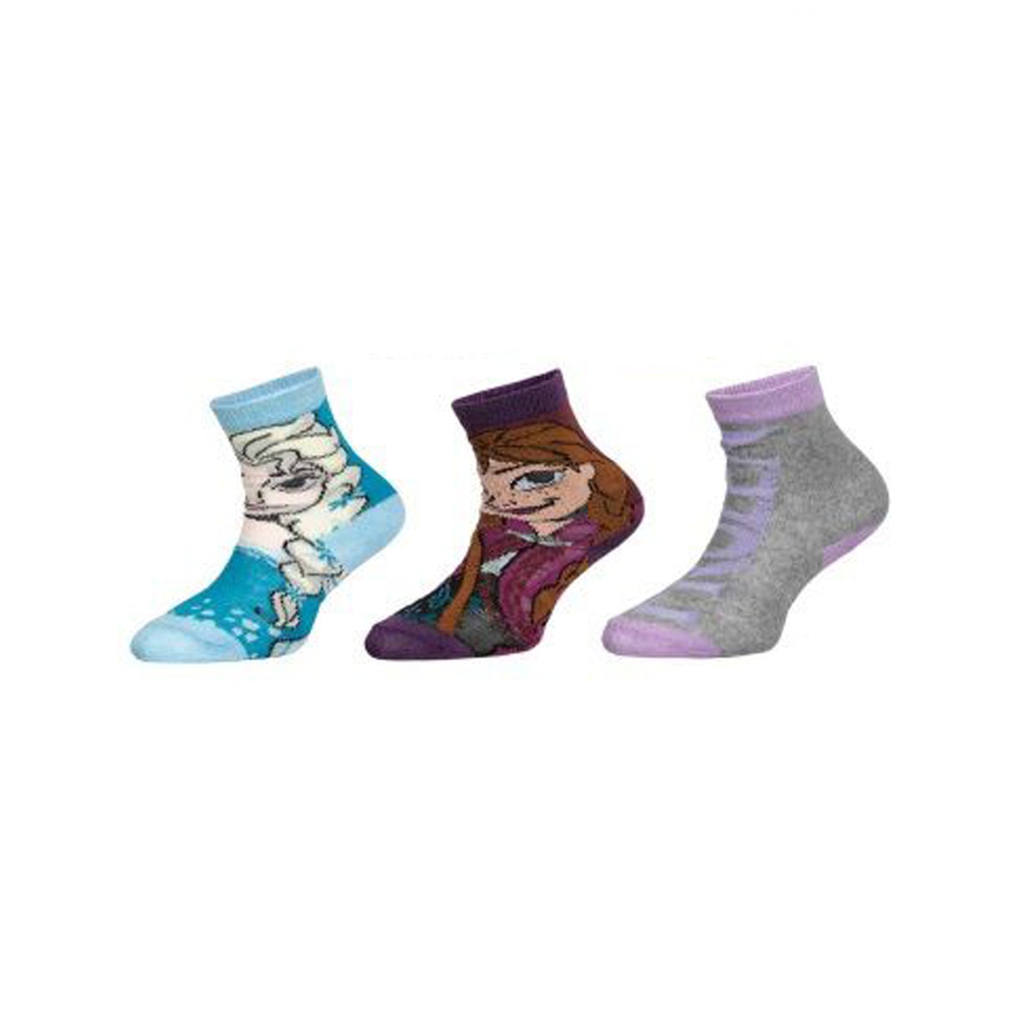 Disney Frozen Socken 3er-Pack – Winterliche Söckchen & Strümpfe für Kinder