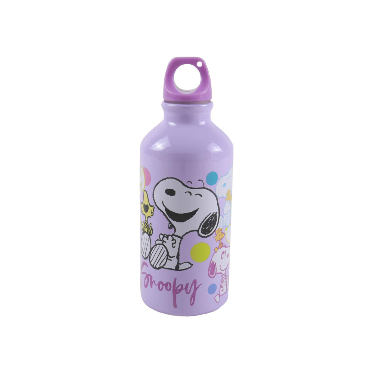 Snoopy Aluminium Trinkflasche 400 ml Kinder Flasche Sportflasche Wasserflasche