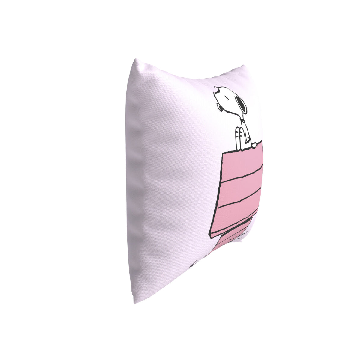 Snoopy Dekokissen rosa Kuschelkissen Zierkissen Wohnaccessoire 35x35 cm