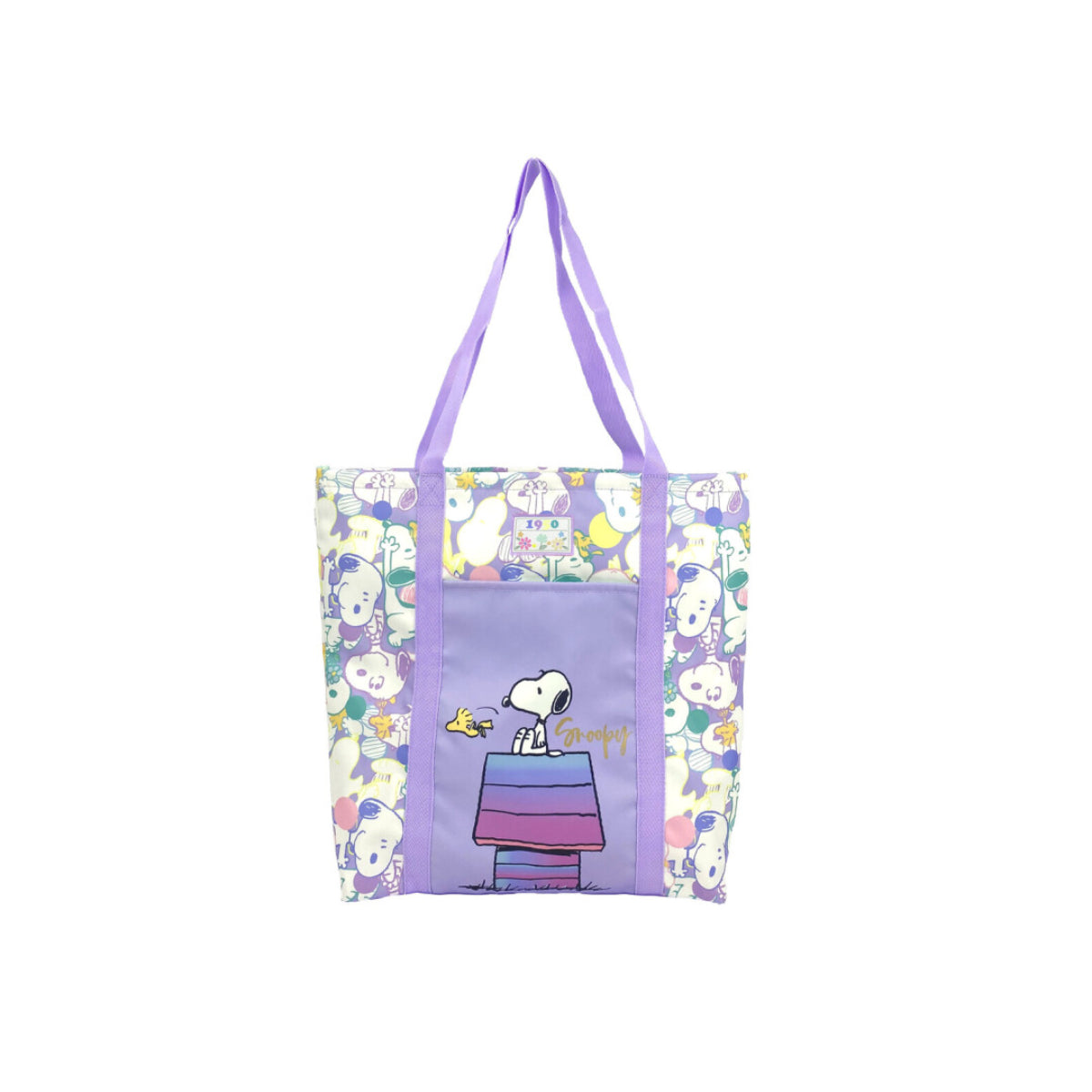 Snoopy Stofftasche Shopper Tragetasche mit Tasche Einkaufstasche 35x41 cm