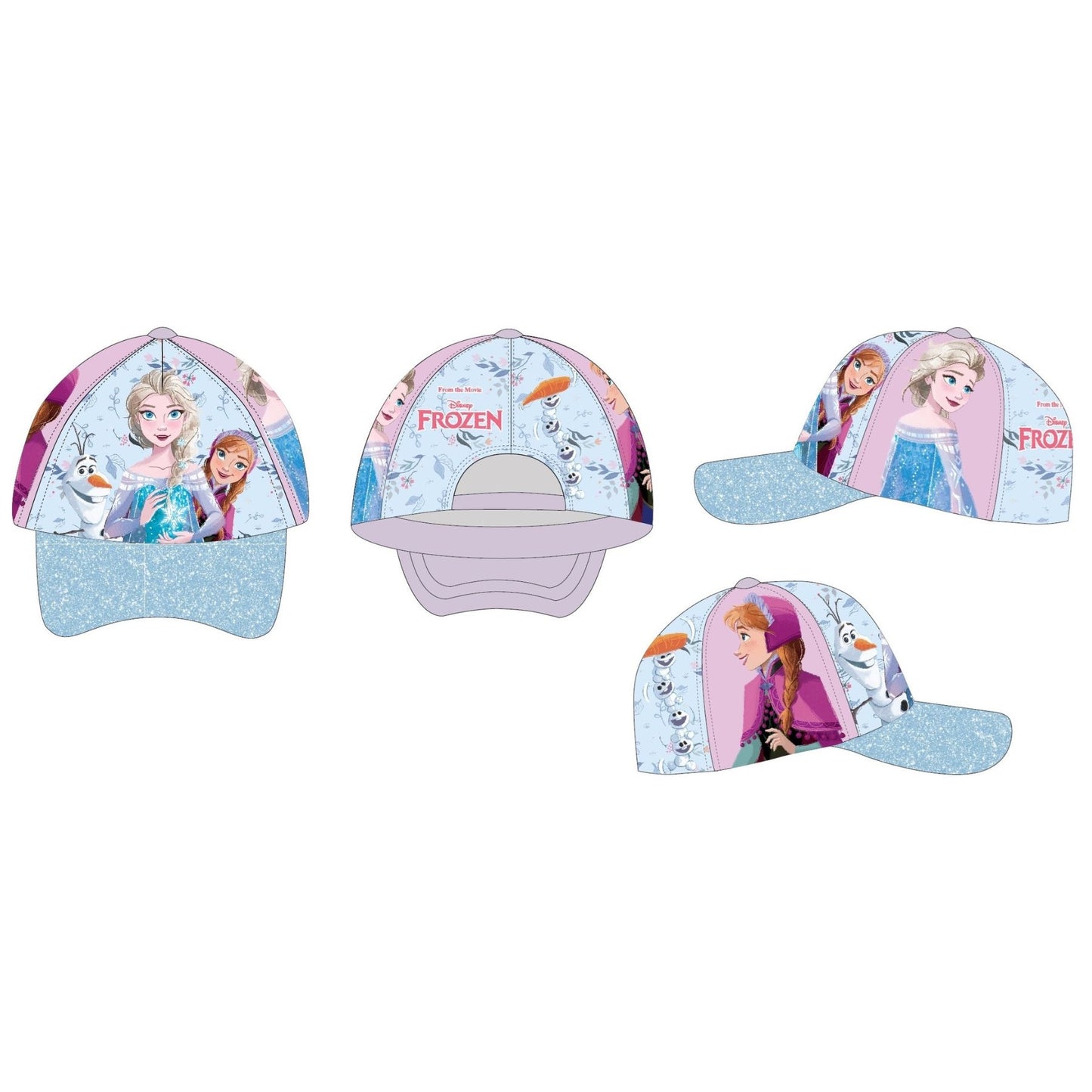 Disney Frozen Cap Kinder Kappe mit Elsa & Anna Motiv