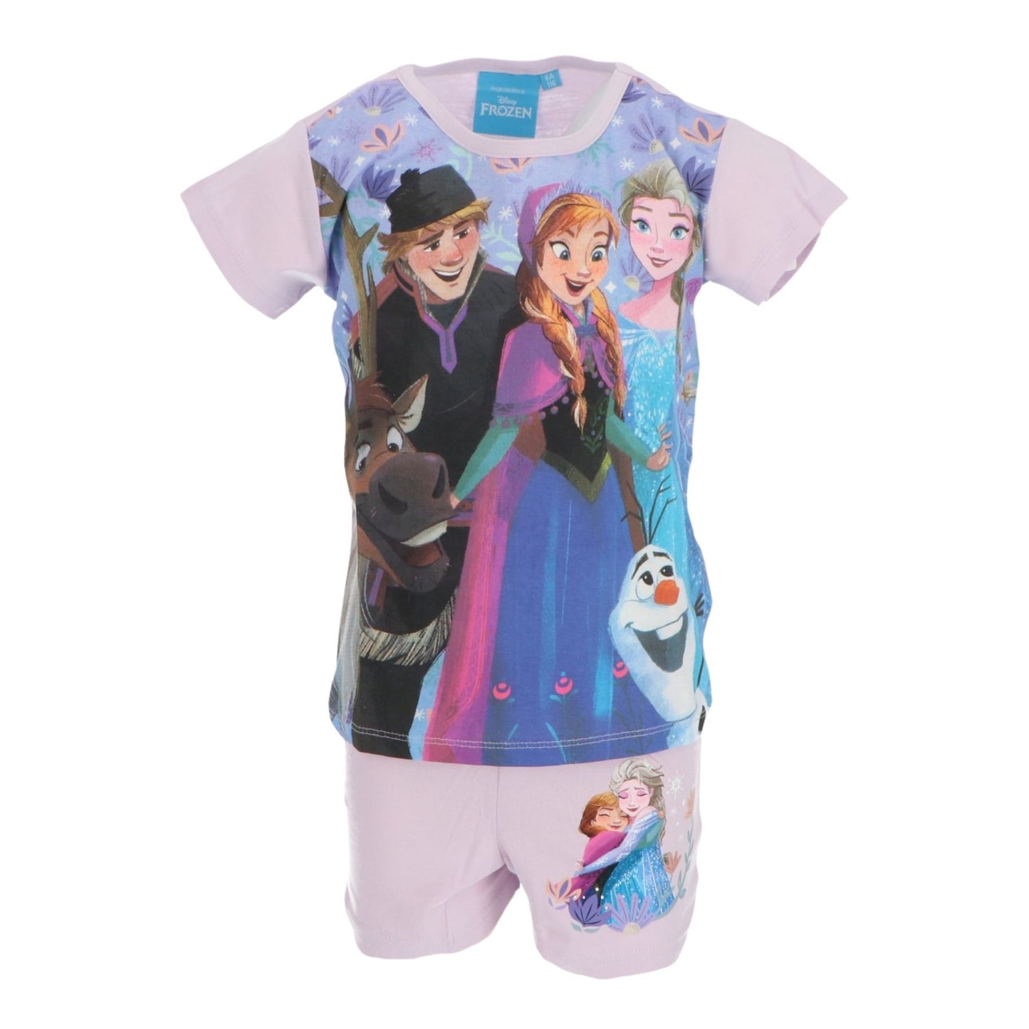 Disney Frozen Shortama – Kinderpyjama & Sommer Schlafanzug aus 100% Baumwolle