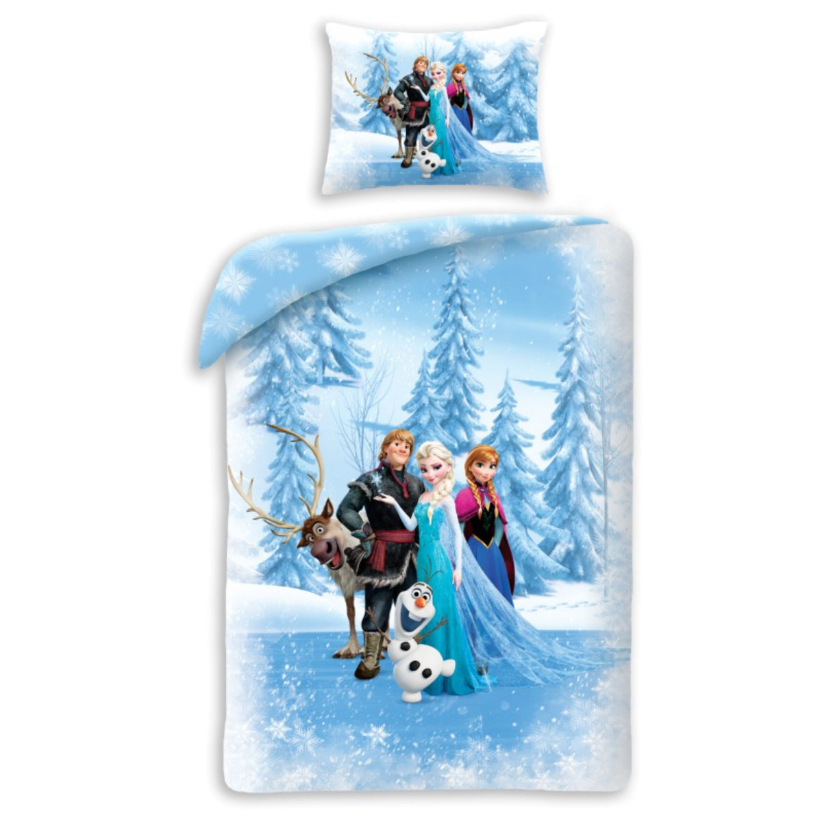 Disney Frozen Bettwäsche 140 × 200 cm Baumwolle Bettbezug Kissenbezug 70 × 90 cm