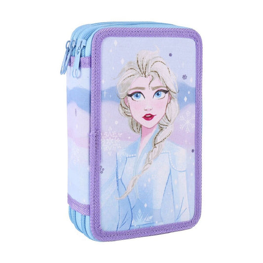 Frozen Disney Gefülltes Etui Komplett 44-teiliges Federmäppchen für Kinder