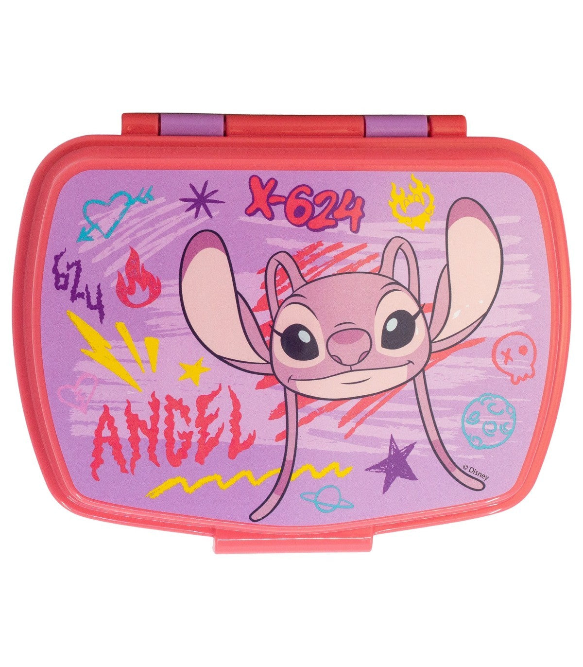 Disney Stitch Angel Lunchbox Kinder Brotdose für Schule Freizeit und Ausflug
