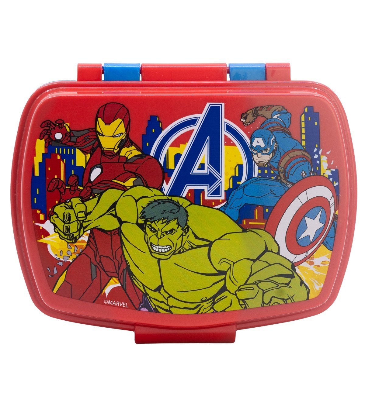 Avengers Lunchbox Kinder Brotdose für Schule Freizeit und Ausflug