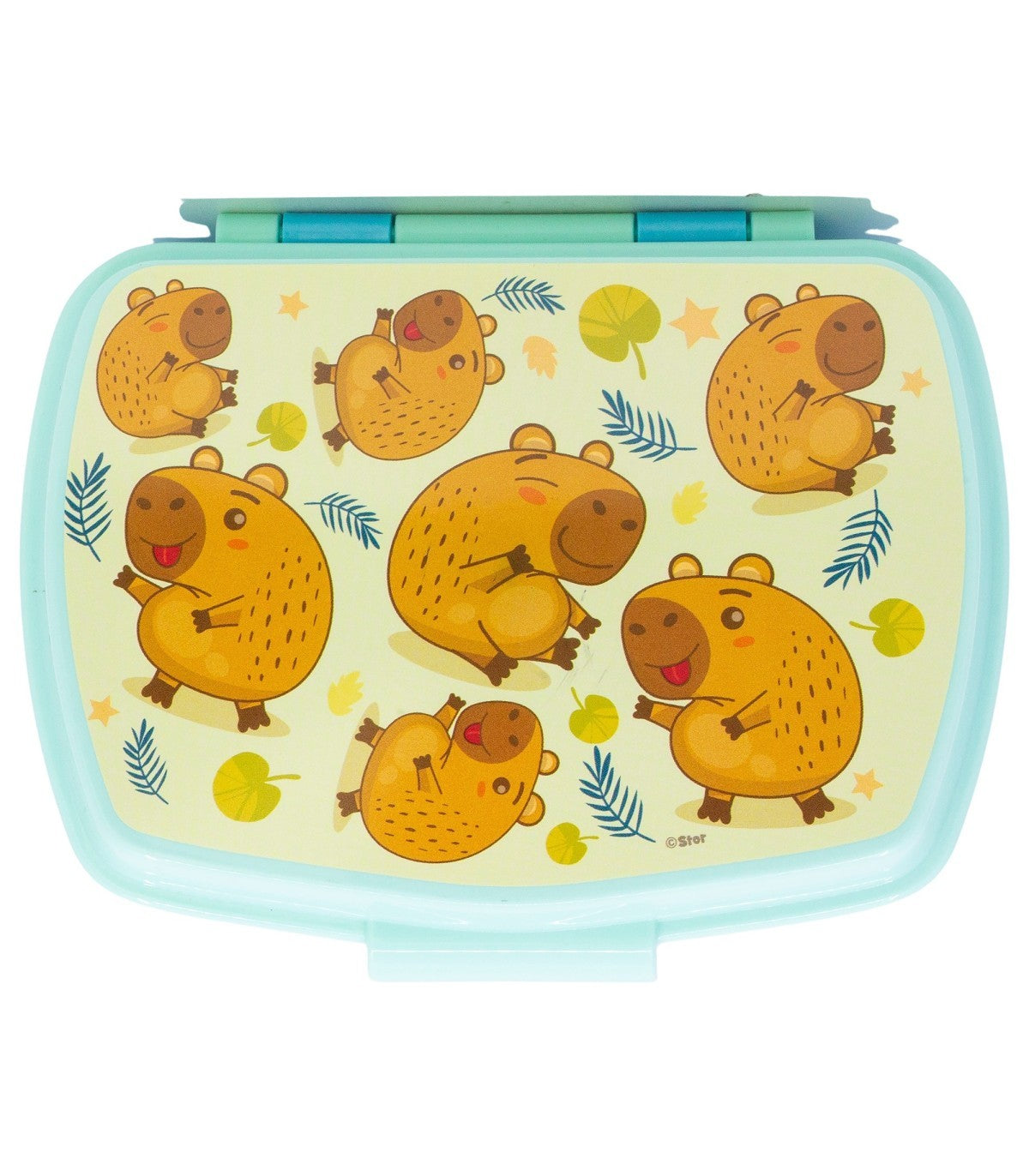 Capibara Lunchbox Kinder Brotdose für Schule Freizeit und Ausflug
