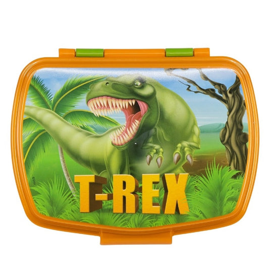 T-REX Kinder Brotdose – Lunchbox Pausenbox Schulbrotbox