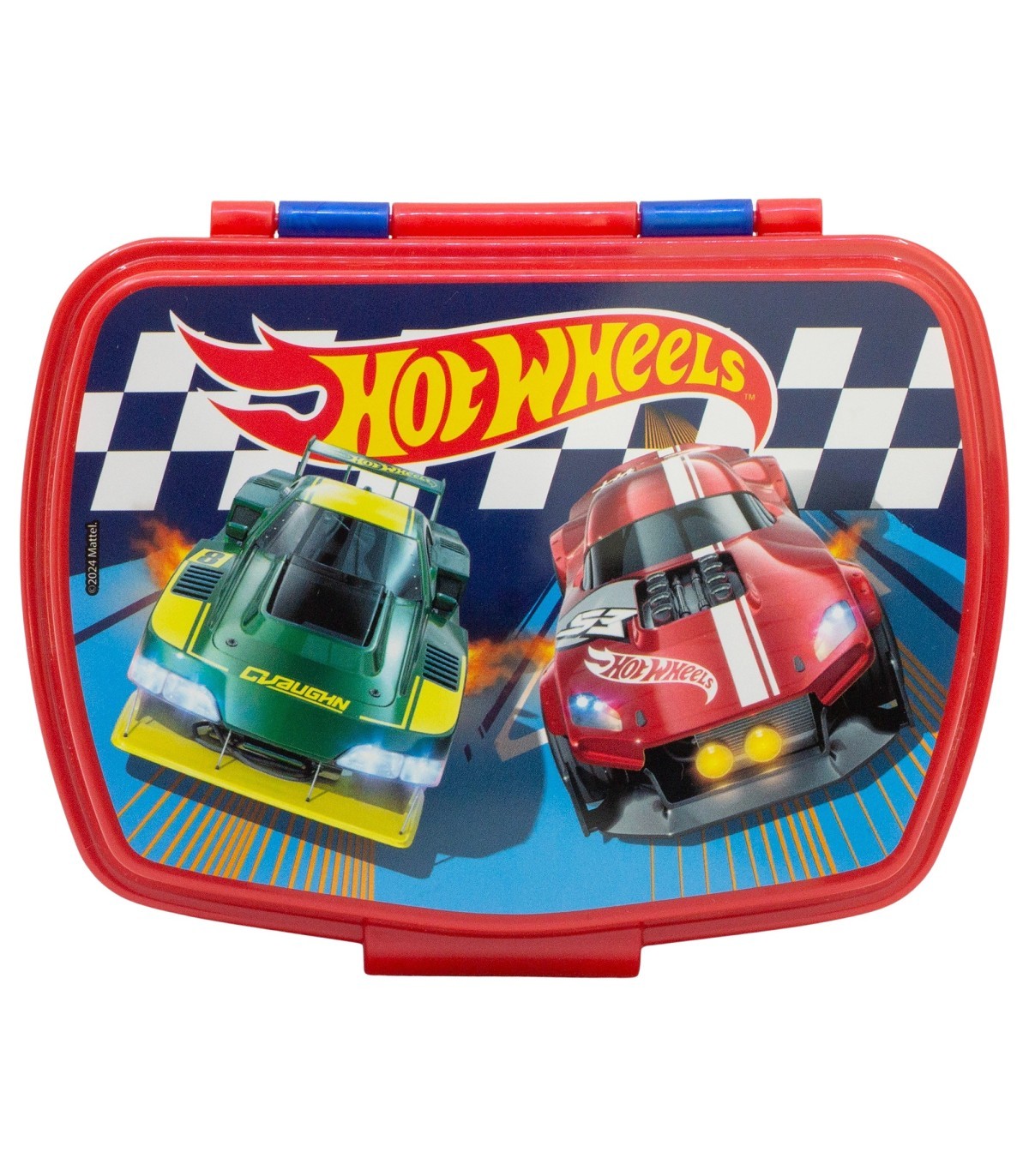 Hot Wheels Lunchbox Kinder Brotdose für Schule Freizeit und Ausflug