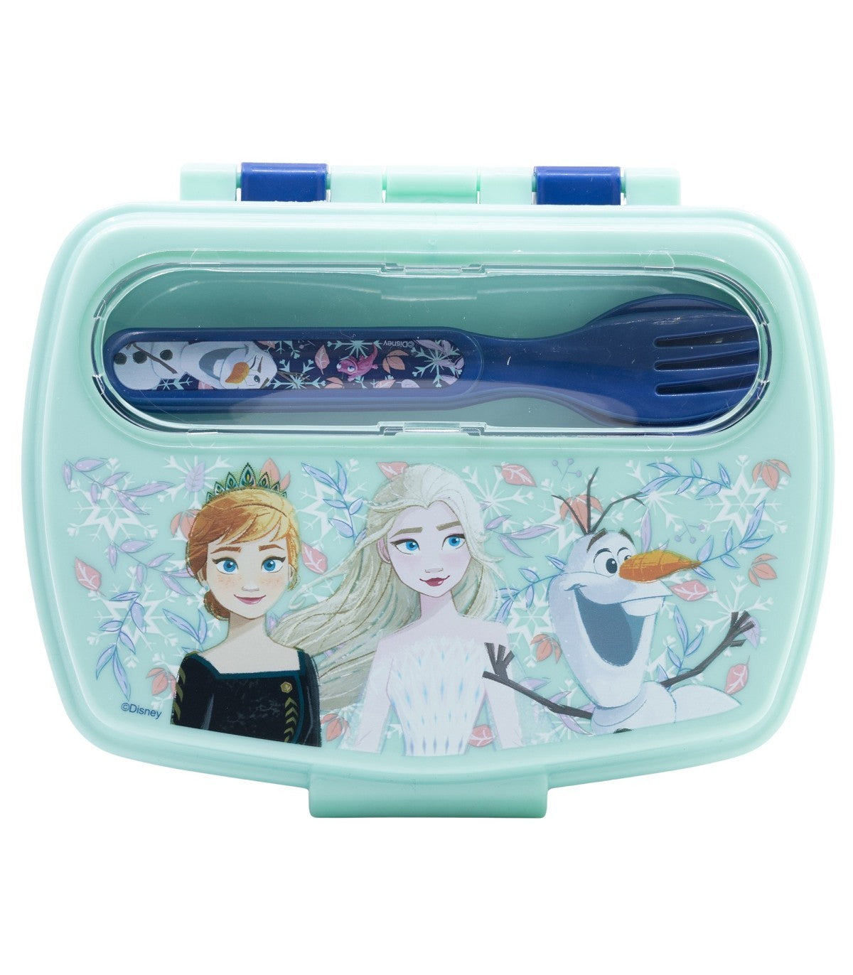 Disney Frozen Sandwichbox mit Besteck Kinder Brotdose Lunchbox