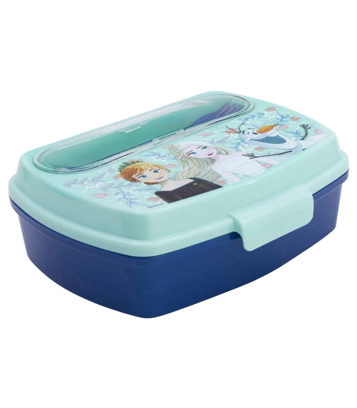 Disney Frozen Sandwichbox mit Besteck Kinder Brotdose Lunchbox
