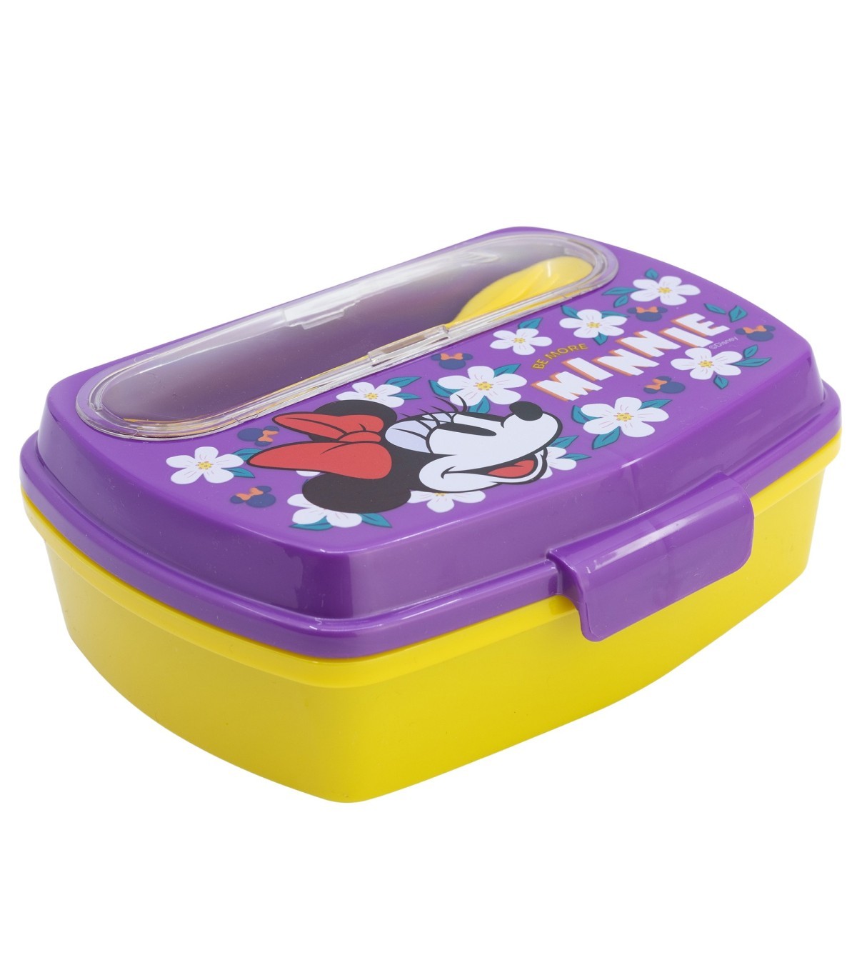 Disney Minnie Mouse Sandwichbox mit Besteck Kinder Brotdose Lunchbox