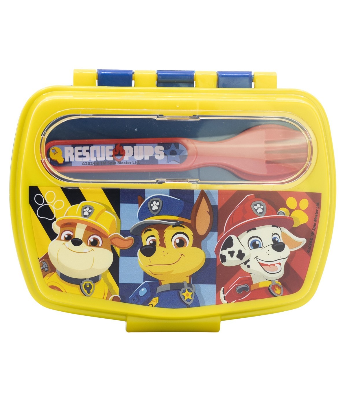 Paw Patrol Sandwichbox mit Besteck Kinder Brotdose Lunchbox