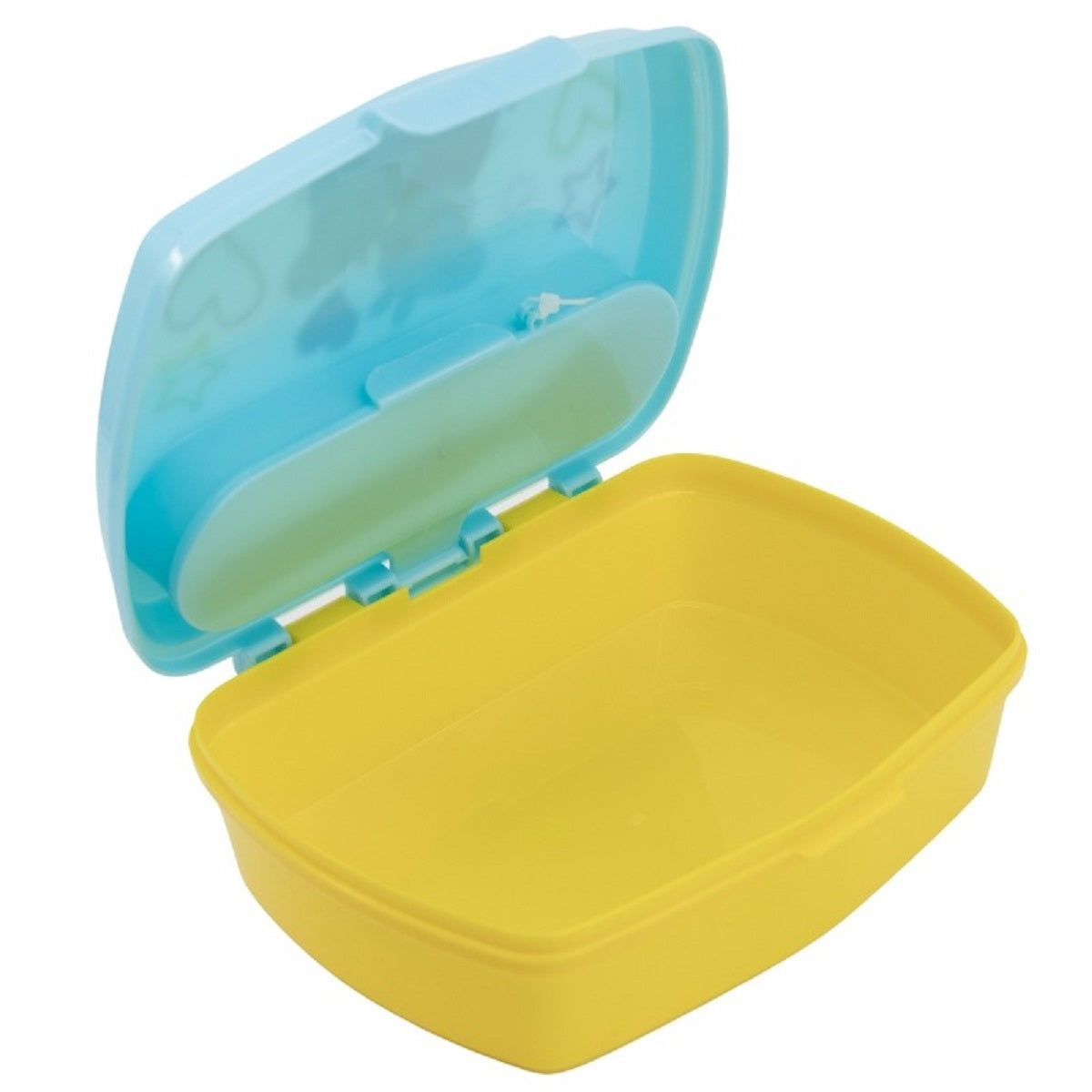 Peppa Pig Kinder Brotdose mit Besteck – Lunchbox Pausenbox Schulbrotbox