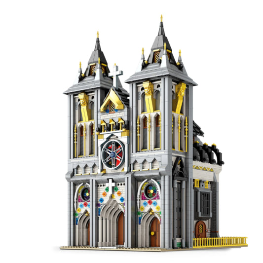 Reobrix 66027 Mittelalterliche Kirche Klemmbaustein Gebäude 3468 Teile ab 14