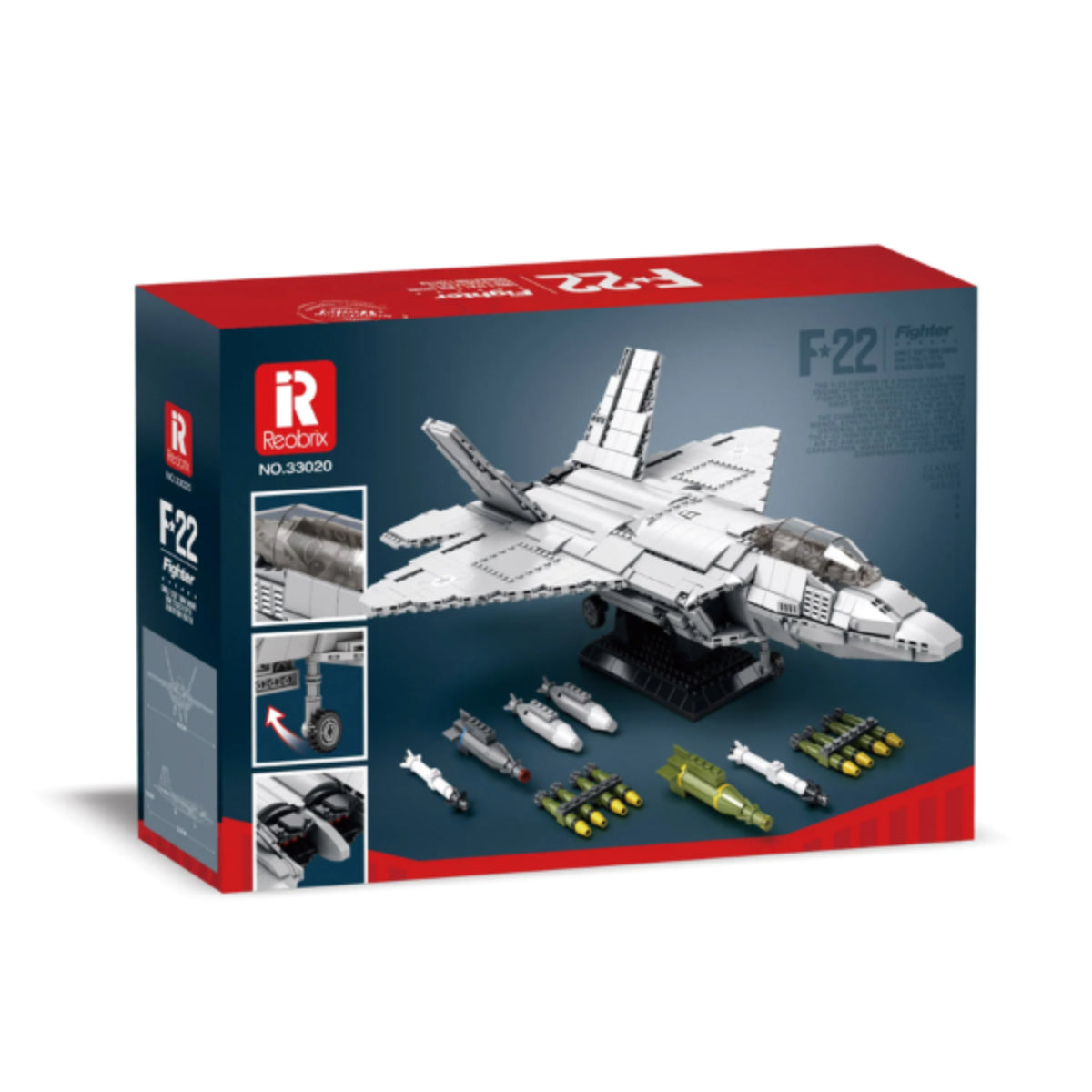 Reobrix 33020 Kampfjet 1837 Teile 52 cm ab 14
