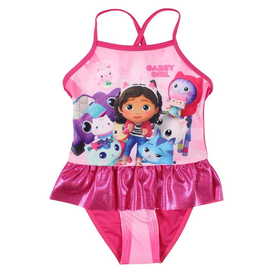 Gabby's Dollhouse Kinder Badeanzug – Bequemer & stylischer Schwimmanzug