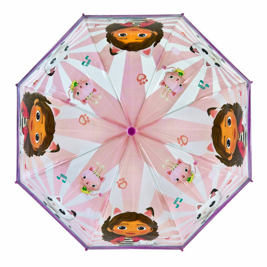 Gabby's Dollhouse Mädchen Regenschirm Fröhlicher Regenbegleiter