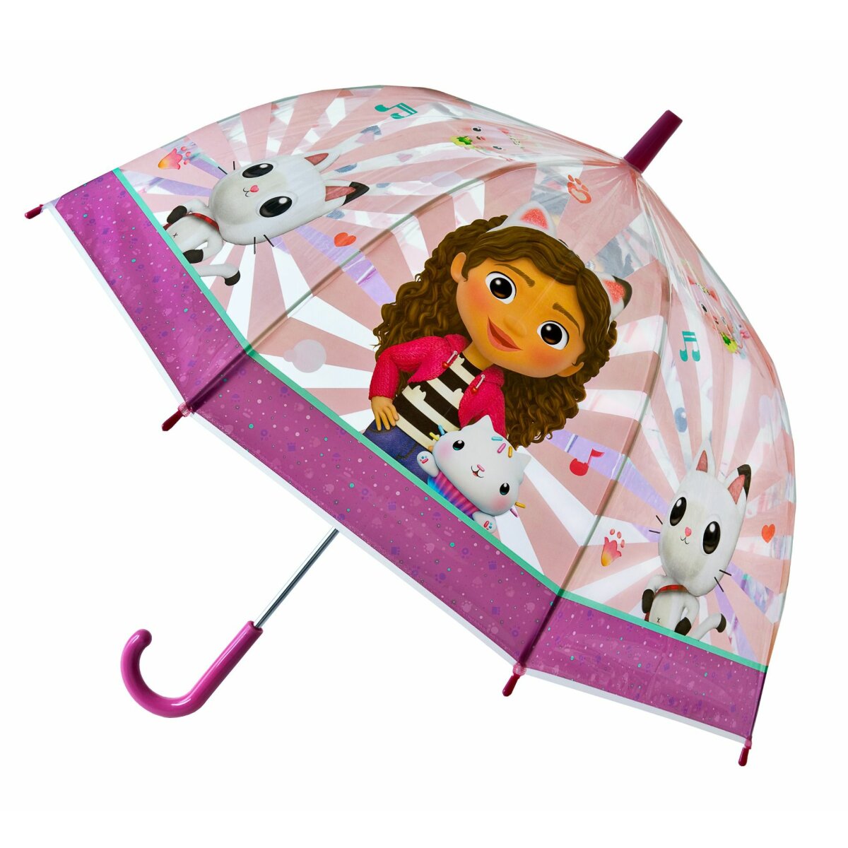 Gabby's Dollhouse Mädchen Regenschirm Fröhlicher Regenbegleiter