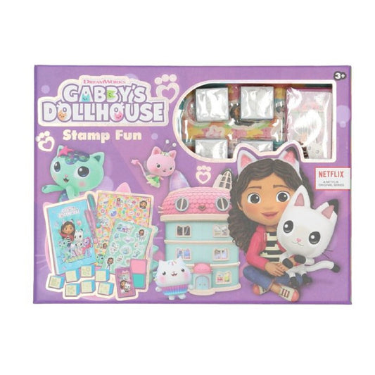 Gabby's Dollhouse Stempel-Set Kinder Bastel-Set mit Stempeln Kreative Beschäftigung für zu Hause