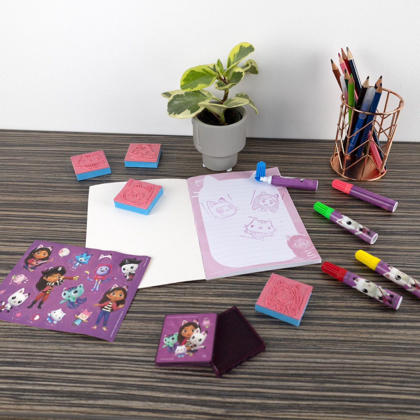 Gabby's Dollhouse Stempel-Set Für kreative Bastelstunden und mehr