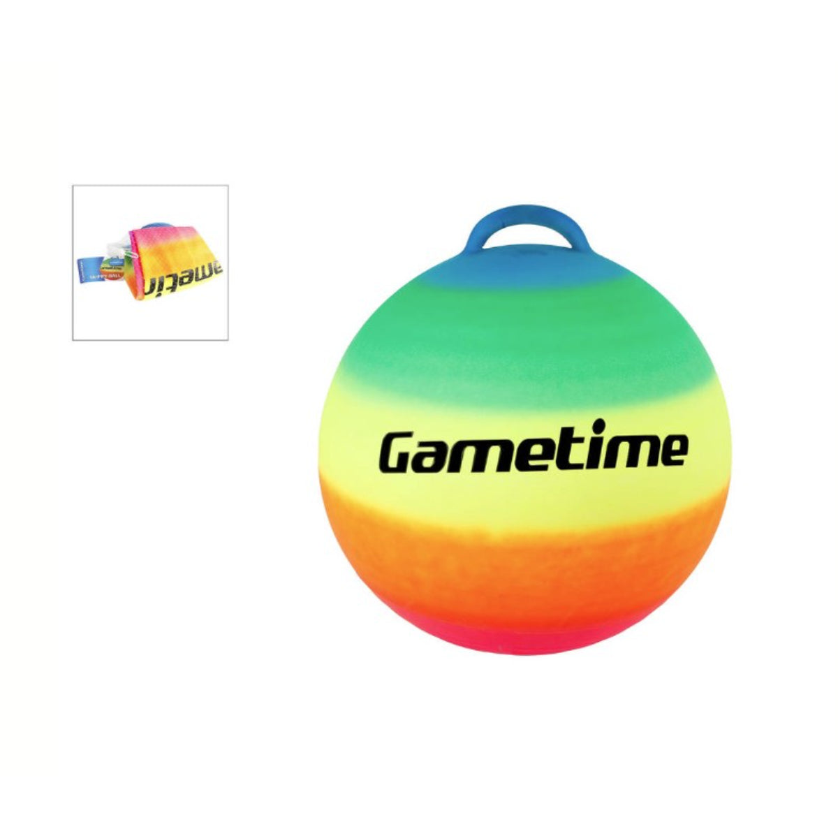 Gametime Hüpfball Kinder mit Griffen für Garten Freizeit Bewegung und Spielspaß