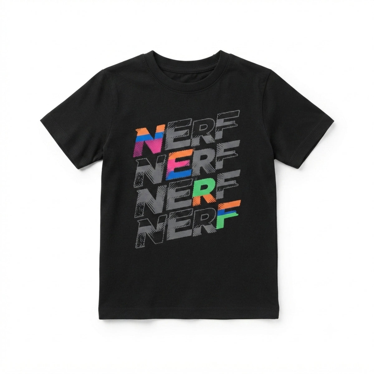Nerf Shirt Kurzarm Kinder Jugend Kleidung Schule Urlaub Zuhause