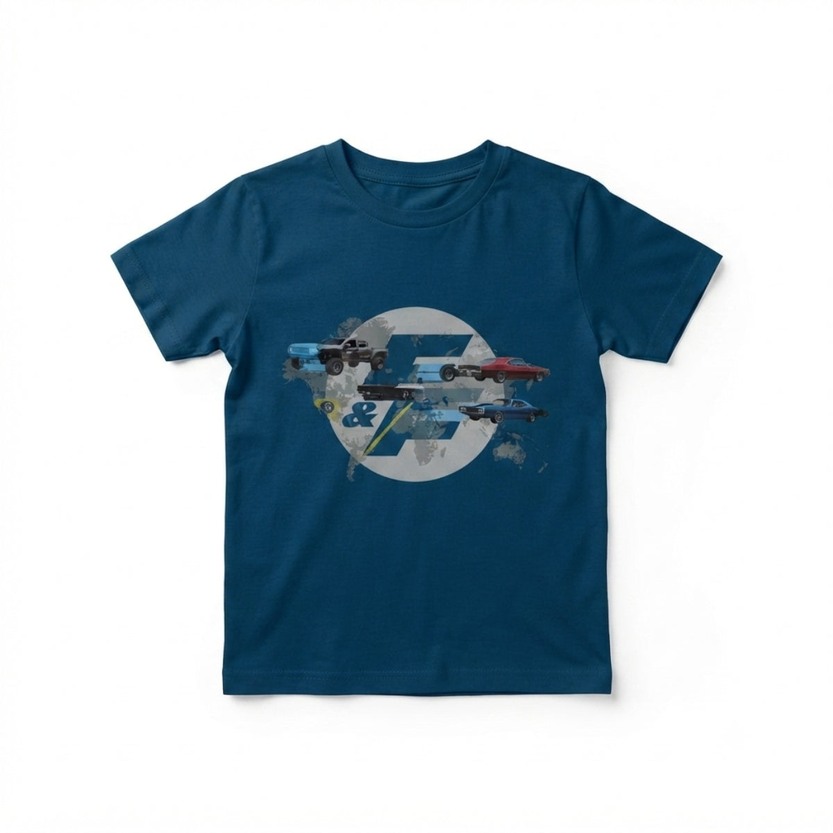 Fast & Furious Shirt Kurzarm Kinder Jugend Kleidung Schule Urlaub Alltag