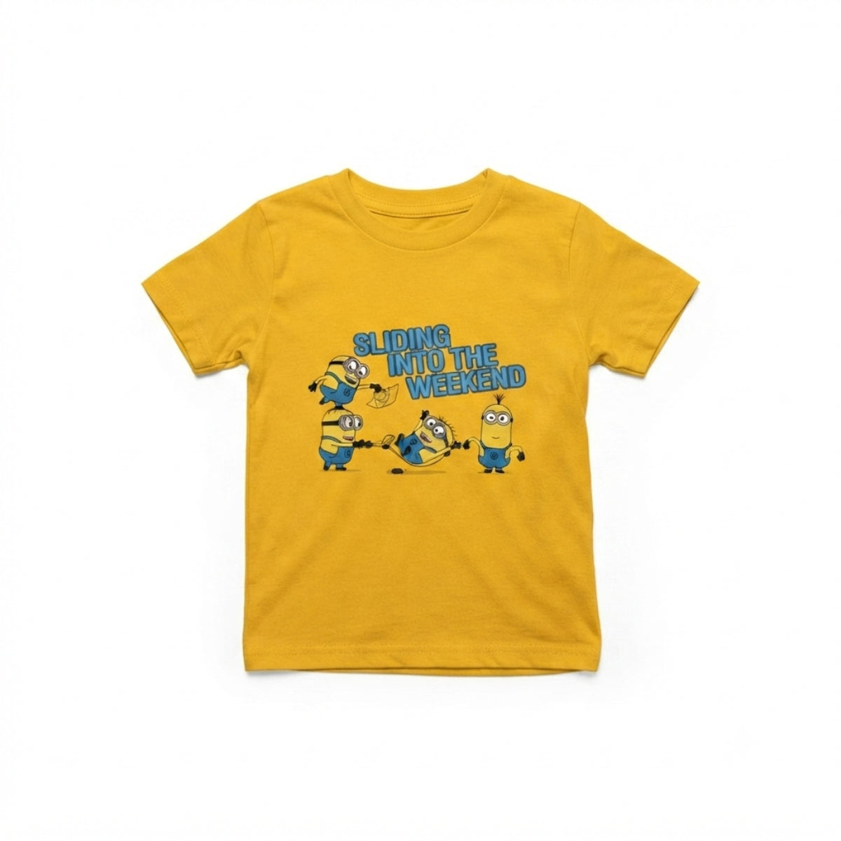 Minions Shirt Kurzarm Mädchen Kinder Kleidung Alltag Freizeit